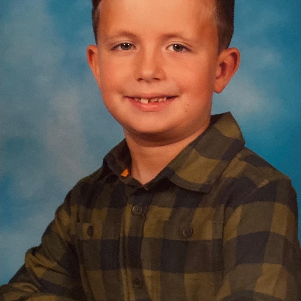Cat & Jack Boys Plaid Button Down